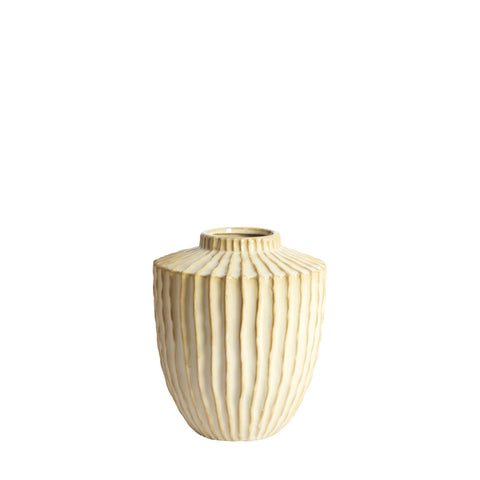 Light & Living Vaso portafiori in ceramica sabbia/beige "Talea" D25xH28 cm