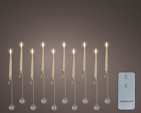 Luci a LED a effetto candela con fiamma per interni