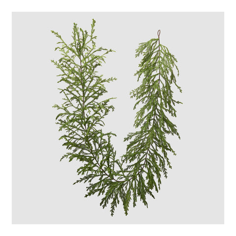 EDG Decorazione natalizia Festone Tralcio Cryptomeria H260 cm