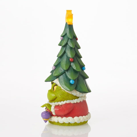 Nain Enesco Grinch avec arbre "Jim Shore" 11x11xH25 cm