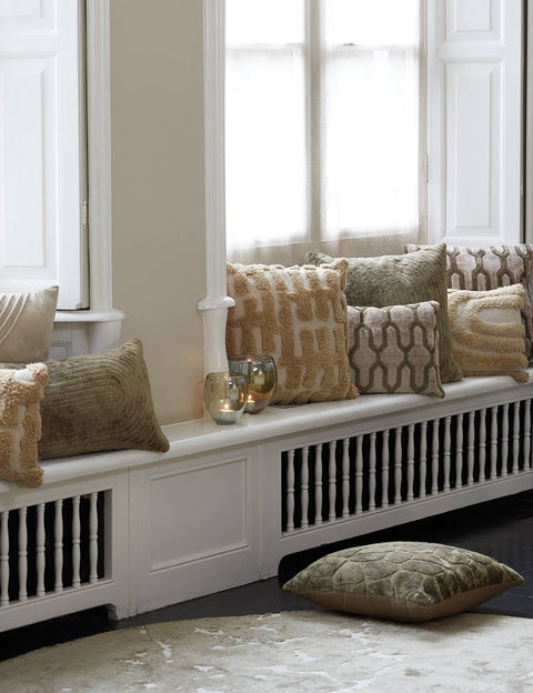 Light & Living Cuscino arredo sabbia/oliva "Jembana" 60x30 cm