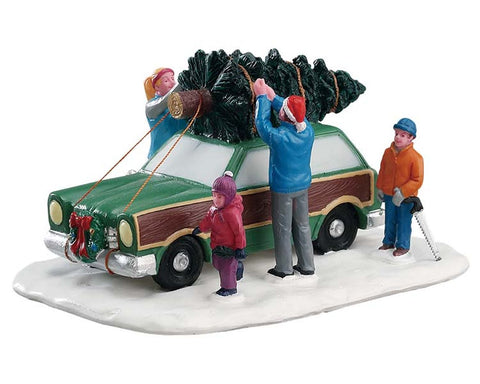 LEMAX Personaggi Albero di Natale "Christmas Tree Transport" H7.9x14x11 cm