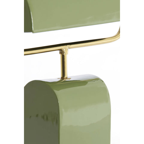 Light & Living Lampada in metallo verde/oro "Cardona" 35x15.5xH38 cm