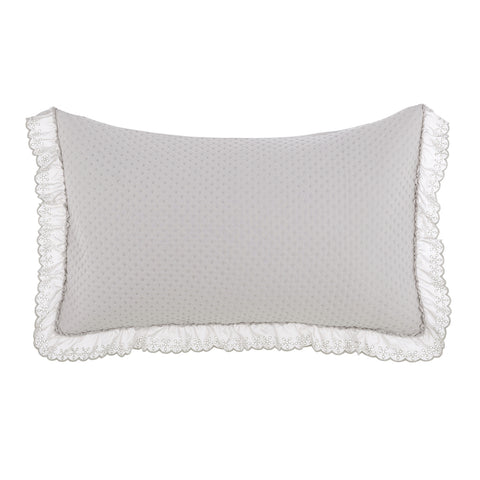 Lot de 2 Housses de Coussin Beige "Tutu" 50x80 cm Blanc Mariclò