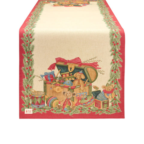 Nuvole di Stoffa Runner di natale cotone 50x150 cm 2 varianti (1 unità)