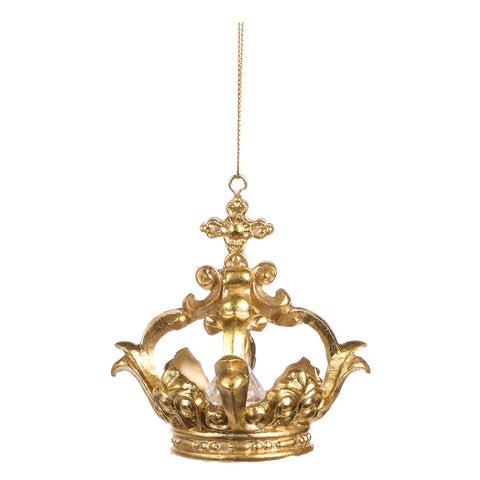 GOODWILL Gold resin crown 9 cm 2 variants (1pc)