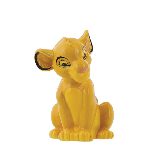 Tirelire Enesco Simba en céramique 10,5x8,5xH14 cm