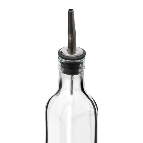 Estia Home Set 2 Bottiglie per Olio e Aceto con base in legno "Allure" 280 ml