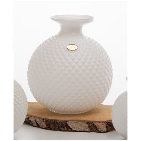 Divina Collection Vaso grande in vetro "Serenya" D20xH22 cm 2 varianti(1 unità)