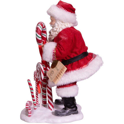 Kurt S. Adler Figurine Père Noël en résine H26 cm