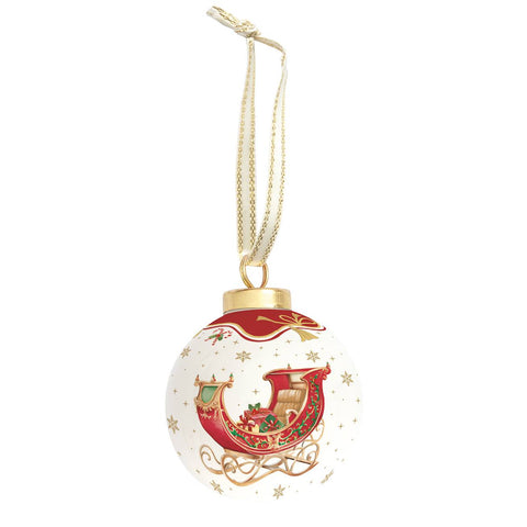 Easy Life Ceramic Christmas Ball "Christmas Tale" D7 cm 4 variants (1 unit)