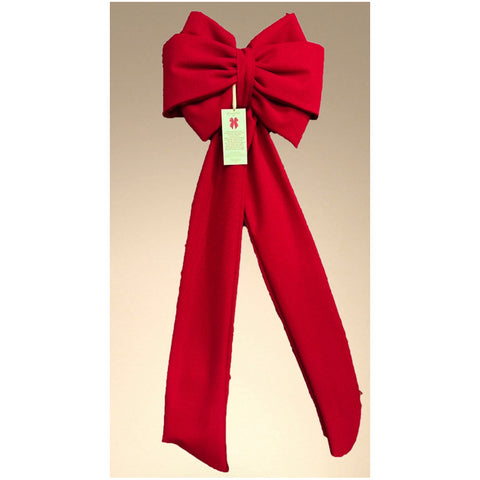 Madame Fioccò Mega Fiocco Romanticone in tessuto rosso H170 cm