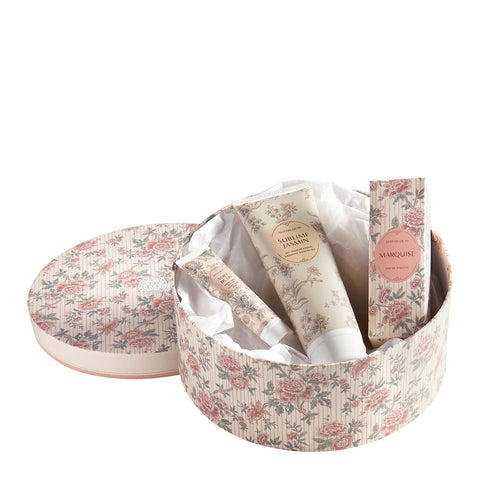 Mathilde M Set 2 scatole portaoggetti con fiori "Marquise"