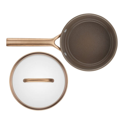 ZWILLING Milano Casseruola in alluminio marrone + coperchio in vetro 18 cm