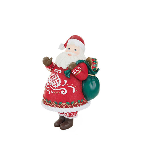 GOODWILL Statuina di natale in resina H13.5 cm 2 varianti(1 unità)