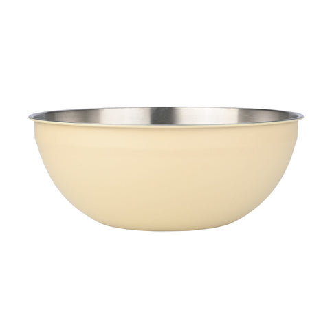Estia Home Ciotola in acciaio inossidabile avorio "Allure" D26xH11 cm