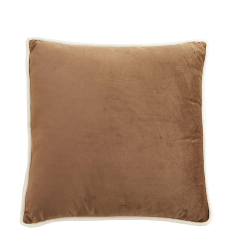 Light & Living Cuscino arredo quadrato tortora/marrone "Civens" 45x45 cm