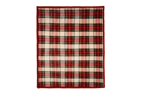 Nuvole di Stoffa Coperta plaid natalizia + confezione 130x160 cm
