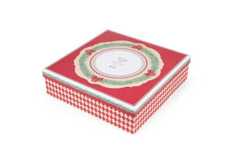 Nuvole di stoffa Alzatina di natale in ceramica D32 cm
