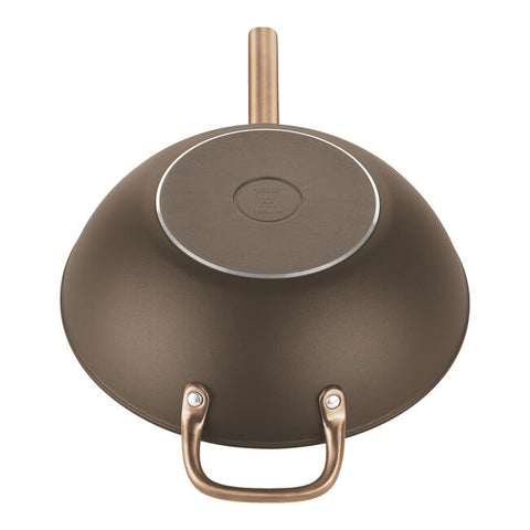 ZWILLING Milano Wok in alluminio + coperchio in vetro 30 cm