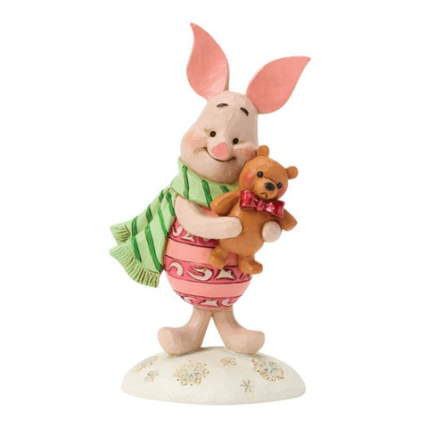Enesco Disney Jim Shore Statuina di natale Pimpi / Piglet 5x4xH9 cm