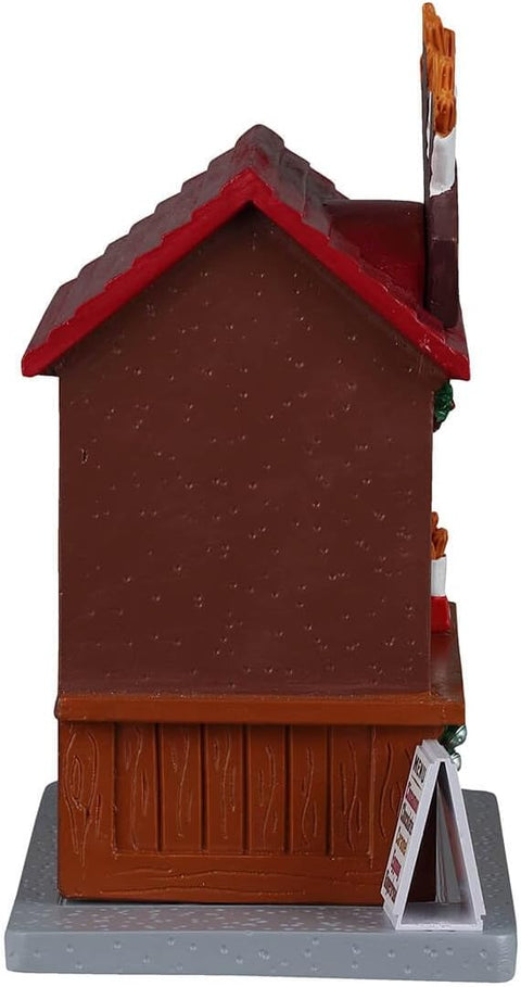 LEMAX Edificio Negozio "Churros" in resina H13.2x11.3x7.2 cm