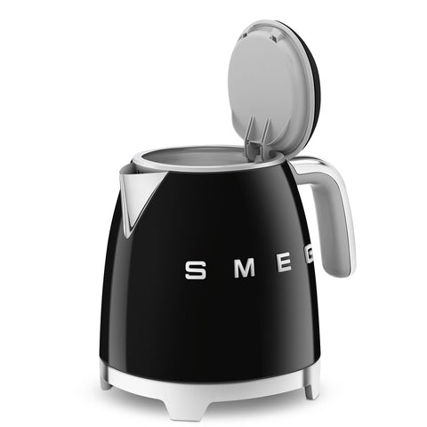 SMEG Smeg Mini Kettle in black stainless steel, 50s 200x200x152mm