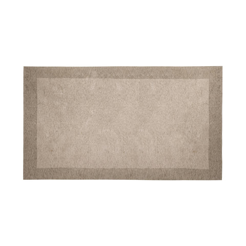 Blanc Mariclò Rectangular Cotton Rug in Dove Grey, 65x110 cm
