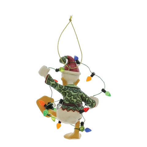 Décoration de sapin Enesco, Donald Duck avec lumières « Jim Shore » H 9 cm