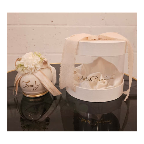 Mata Creazioni Campana in porcellana con box D7xH9 cm 7 varianti(1pz) - Angelica Home Stabia