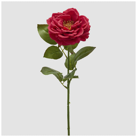 Edg Enzo De Gasperi Ramo Rosa artificiale rosso scuro H58 cm