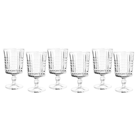 Estia Home Set of 6 "Chester" Wine Glasses 182ml