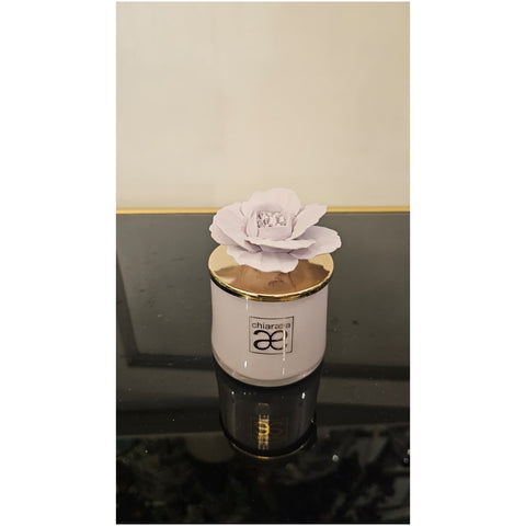 Chiaraela Candela mignon Fiore "Giardino" D6xH7.5 cm 2 varianti(1 unità)