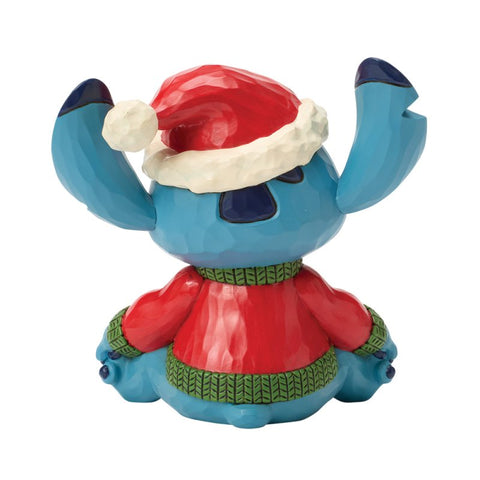 Enesco Disney Jim Shore Statuina di natale Stitch luci led 16x11xH17.5 cm
