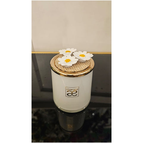 Chiaraela Scatola media Margherite "Giardino" D7xH11 cm