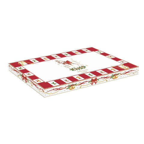 Plateau de Noël Easy Life en porcelaine « Conte de Noël » 35x15 cm