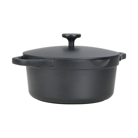 Estia Home Casseruola in alluminio antiaderente + coperchio "Ceramiq" 24 cm