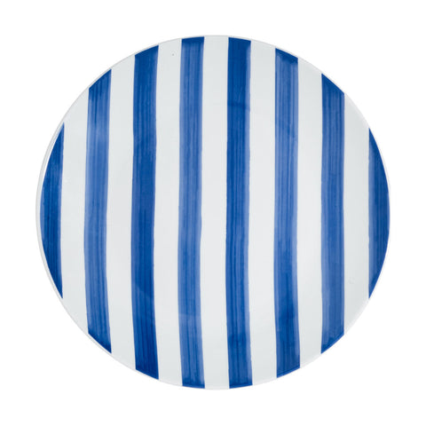 Estia Home Service 18 assiettes en porcelaine, 6 personnes "Ligne" D27/D20/D20 cm