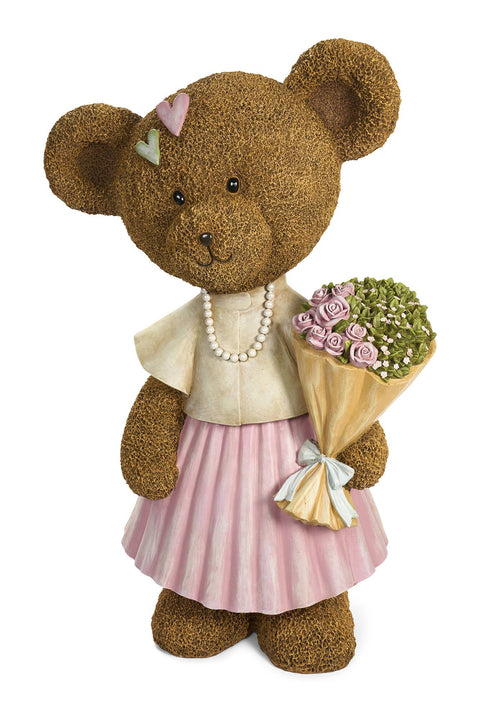 Nuvole di Stoffa Statua Orso Grande in resina "Sweet Bear" H120 cm