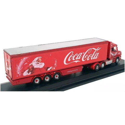 Oxford Diecast Scania T Truck Modellino Camion Coca Cola Xmas, scala: 1/148 - Angelica Home Stabia