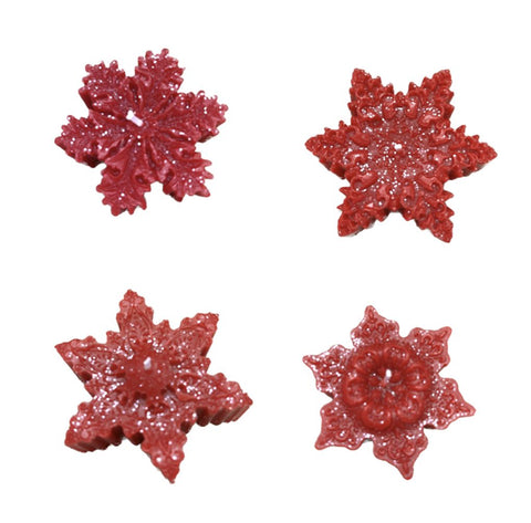 Cereria Parma Handcrafted snowflakes, made in Italy, H2.5xD7cm 4 variants (1pc)