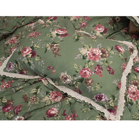 Couette et taie d'oreiller L'Atelier 17 pour lit simple, en dentelle San Gallo « Giada », 220 x 260 cm