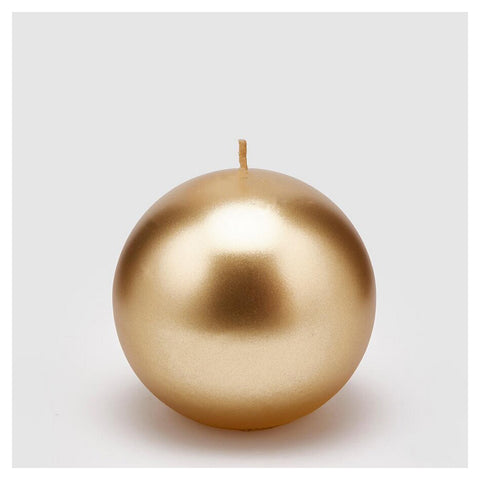 EDG Class spherical Christmas candle D10 cm 5 variants (1pc)