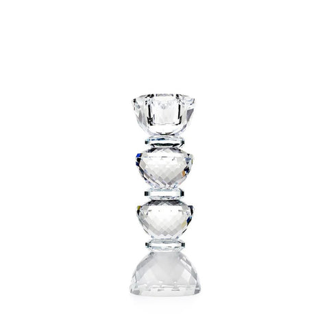 Emò Italia Petit bougeoir en cristal "Ice" fabriqué en Italie 7,5xh20 cm