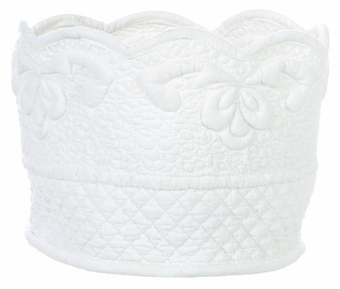 BLANC MARICLO' Ivory cotton bread basket 15x20 cm A2928199AV