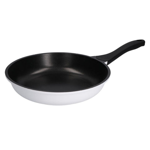 LA PORCELLANA BIANCA White non-stick frying pan in die-cast aluminum RIBOLLE Ø28 Cm