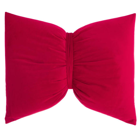 Blanc Mariclò Red bow cushion "Soft Sleep" 45x60 cm
