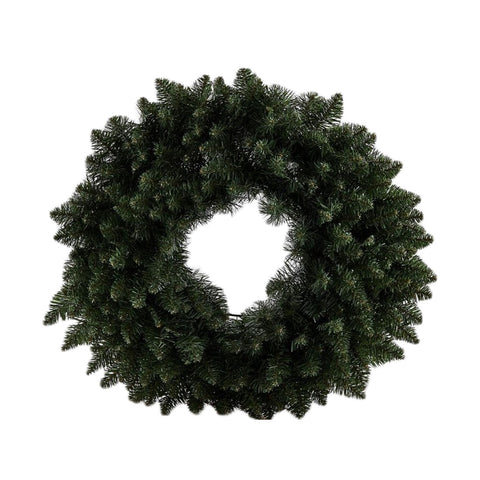 EDG Garland pine wreath Christmas decoration green PVC 320 branches Ø80 cm