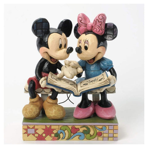 Figurine Enesco Mickey Mouse et Mickey Mouse en résine 85ème Anniversaire Jim Shore