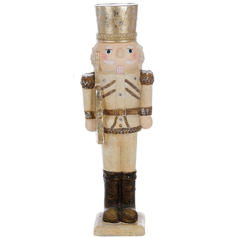 BLANC MARICLO Christmas Decoration Nutcracker with LED in resin H57.5cm A30017